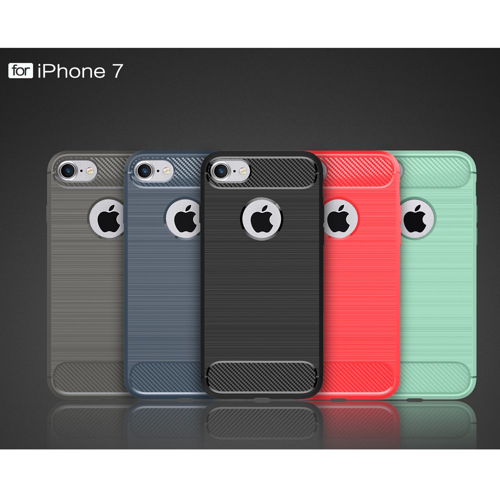 OEM
Carbon Fiber Brushed Mobilskal iPhone 8/7 - Grå