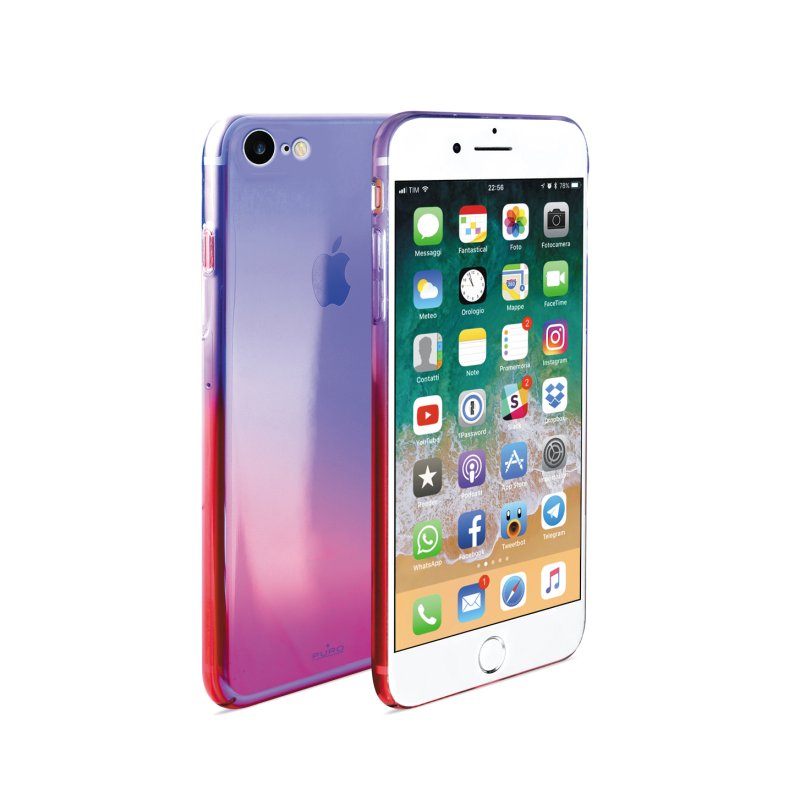 UTGÅTT
Puro Hologram Crystal Cover iPhone 8/7 - Rosa