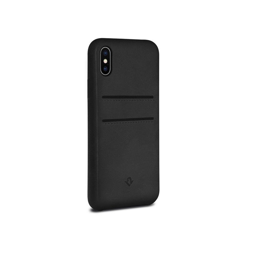 UTGÅTT
Twelve South Relaxed Leather fodral med fickor för iPhone Xs / X - Svart