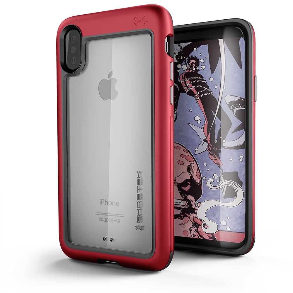 Ghostek
Ghostek Atmoic Slim Skal till Apple iPhone XS / X - Röd