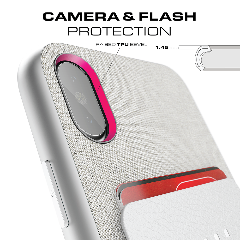 Ghostek
Ghostek Pro Wallet Card Skal till Apple iPhone XS / X - Lila