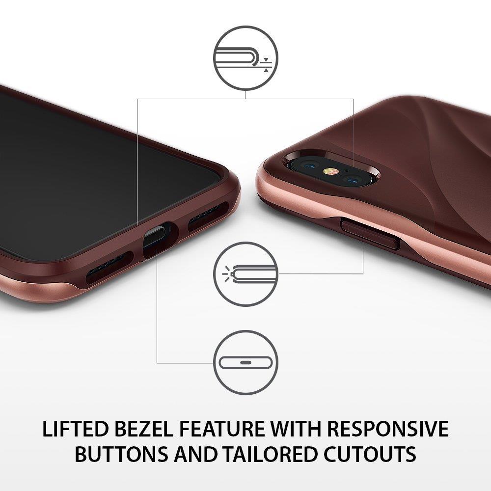 Rearth
Ringke Wave Skal till Apple iPhone XS / X - Rose Blush
