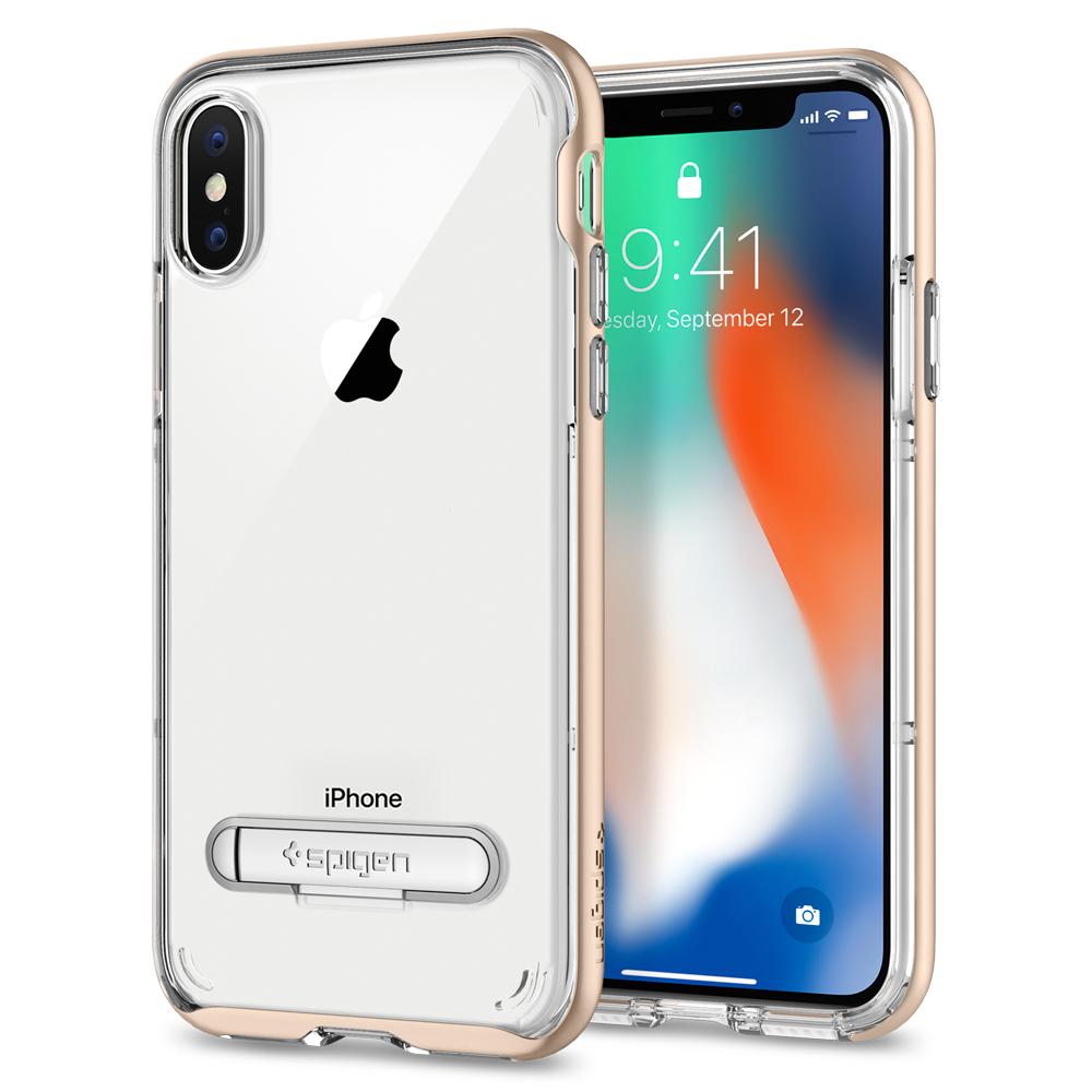 Spigen
SPIGEN Crystal Hybrid Skal till Apple iPhone XS / X - Gold