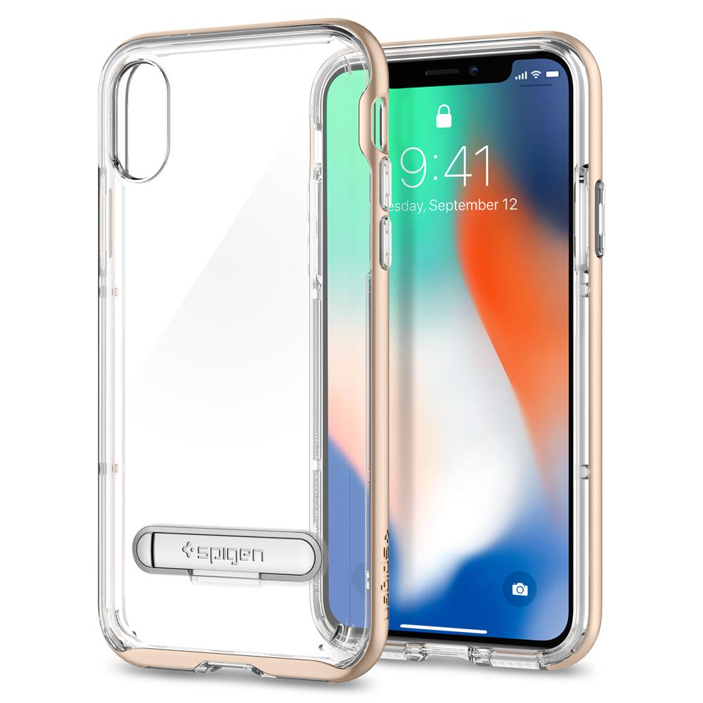 Spigen
SPIGEN Crystal Hybrid Skal till Apple iPhone XS / X - Gold