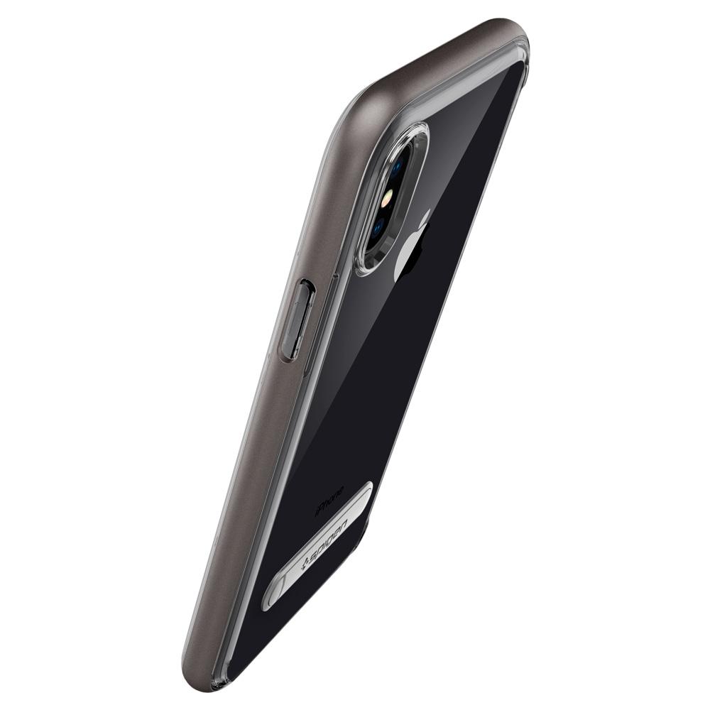 Spigen
SPIGEN Crystal Hybrid Skal till Apple iPhone XS / X - Gunmetal