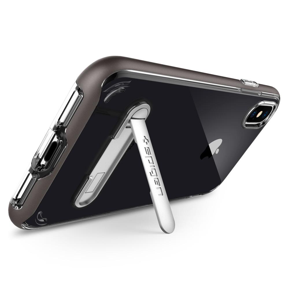 Spigen
SPIGEN Crystal Hybrid Skal till Apple iPhone XS / X - Gunmetal