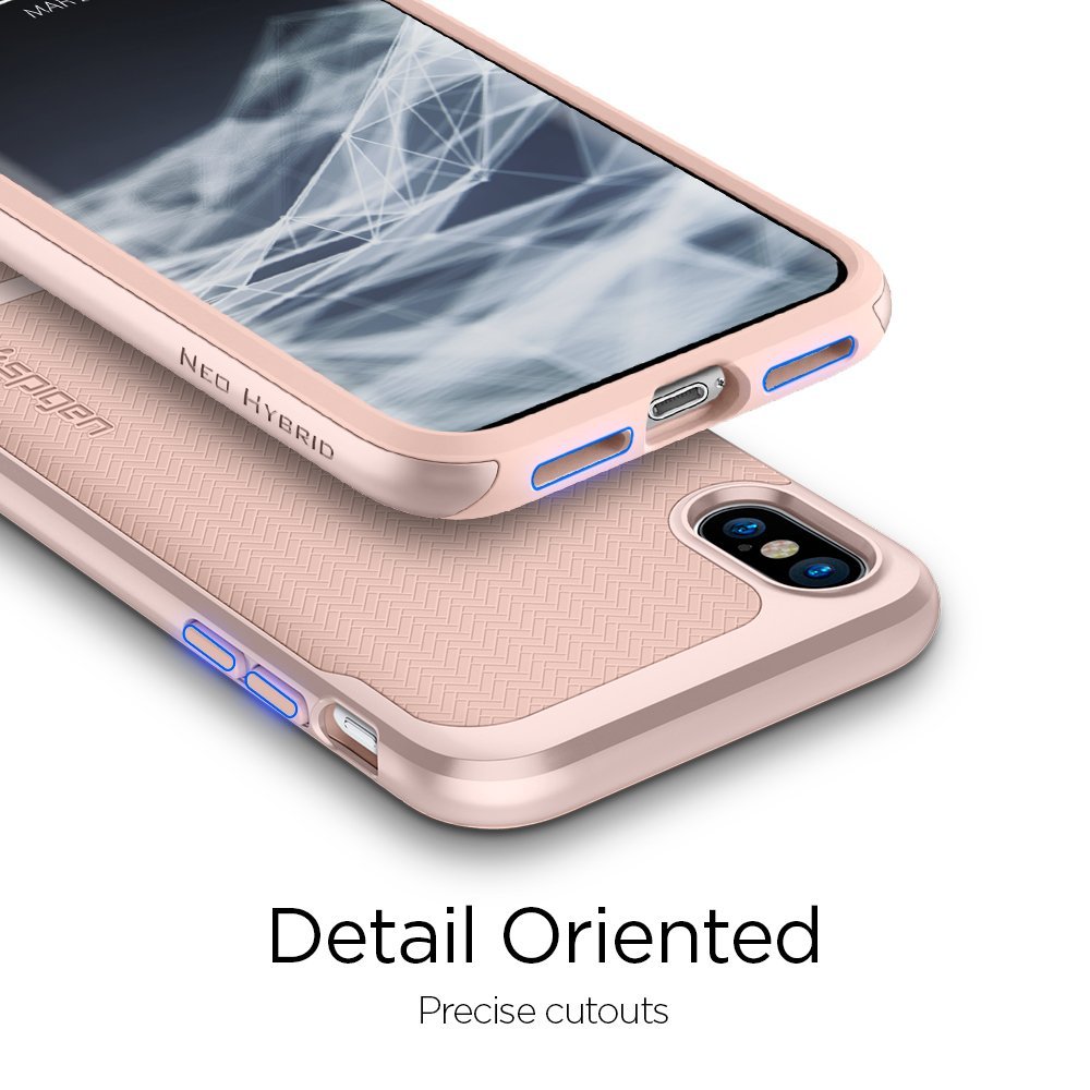 Spigen
Spigen Neo Hybrid Skal till Apple iPhone XS / X - Pale Dogwood