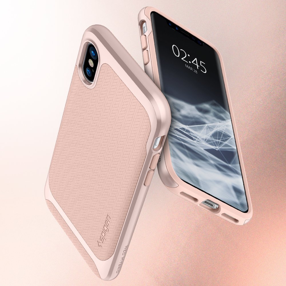 Spigen
Spigen Neo Hybrid Skal till Apple iPhone XS / X - Pale Dogwood