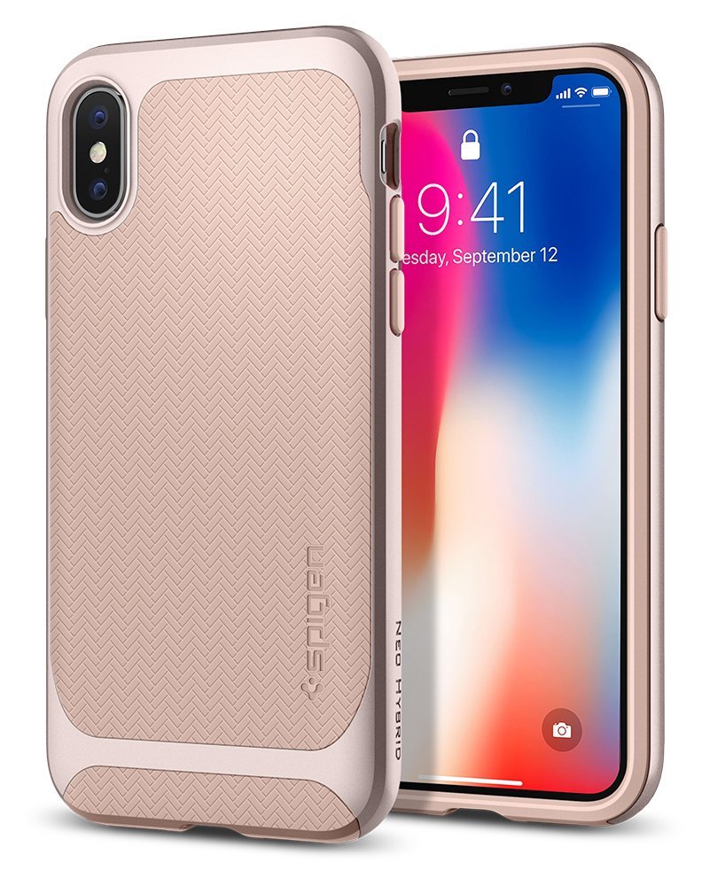 Spigen
Spigen Neo Hybrid Skal till Apple iPhone XS / X - Pale Dogwood