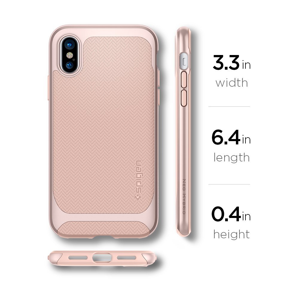 Spigen
Spigen Neo Hybrid Skal till Apple iPhone XS / X - Pale Dogwood