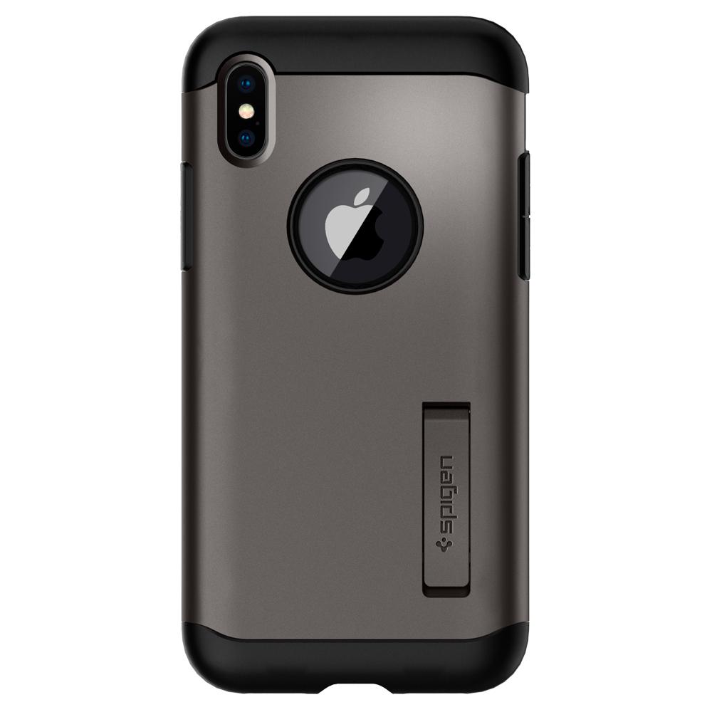 Spigen
SPIGEN Slim Armor Skal till iPhone XS / X - Gunmetal