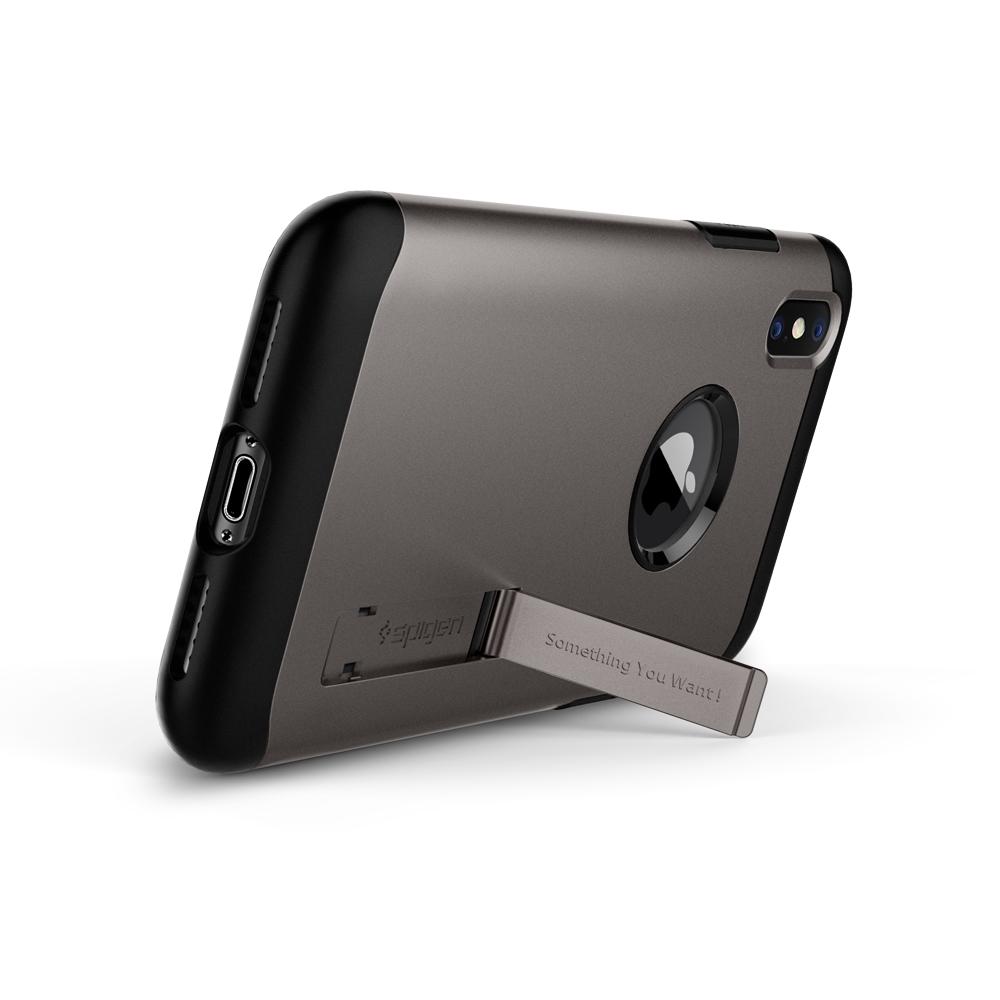 Spigen
SPIGEN Slim Armor Skal till iPhone XS / X - Gunmetal