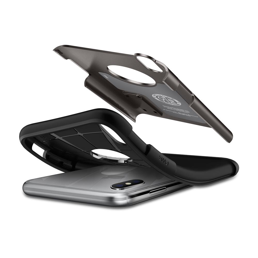 Spigen
SPIGEN Slim Armor Skal till iPhone XS / X - Gunmetal