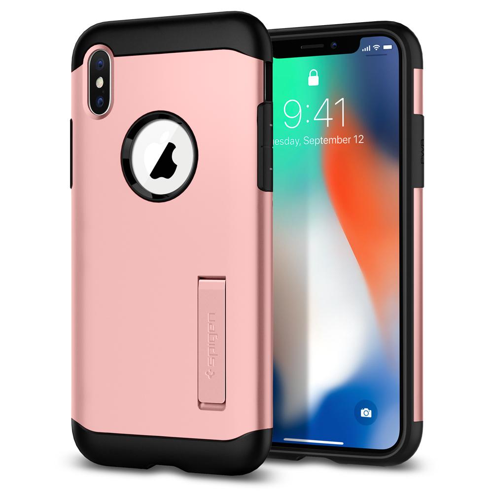 Spigen
SPIGEN Slim Armor Skal till iPhone XS / X - Rose Gold