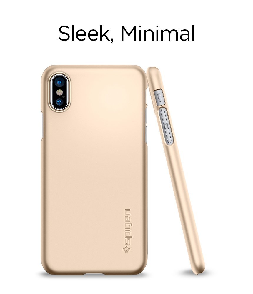Spigen
Spigen Thin Fit Skal till iPhone XS / X - Gold