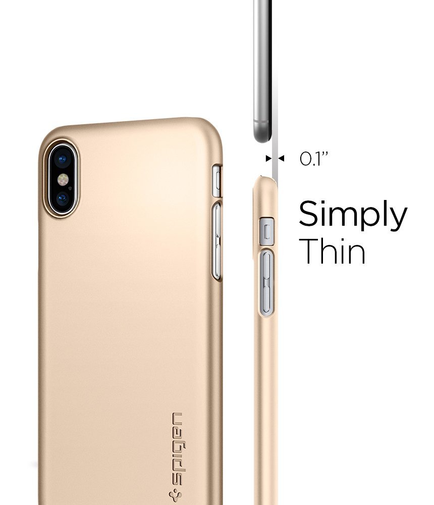 Spigen
Spigen Thin Fit Skal till iPhone XS / X - Gold