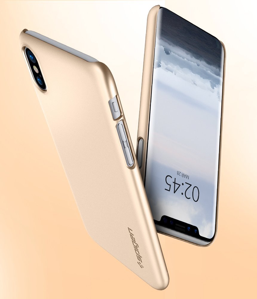 Spigen
Spigen Thin Fit Skal till iPhone XS / X - Gold