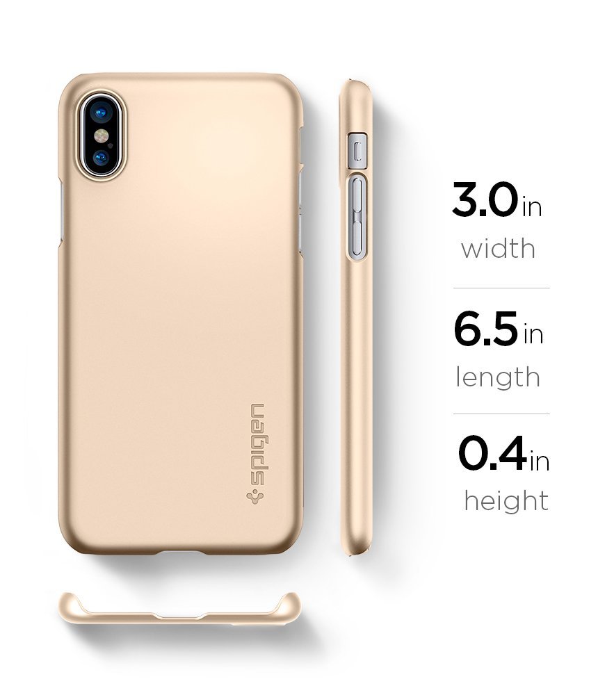 Spigen
Spigen Thin Fit Skal till iPhone XS / X - Gold
