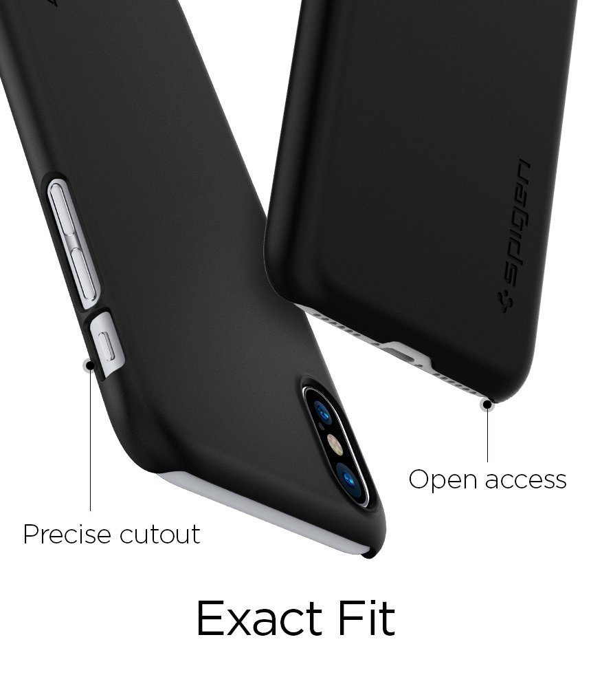 Spigen
Spigen Thin Fit Skal till iPhone XS / X - Silver