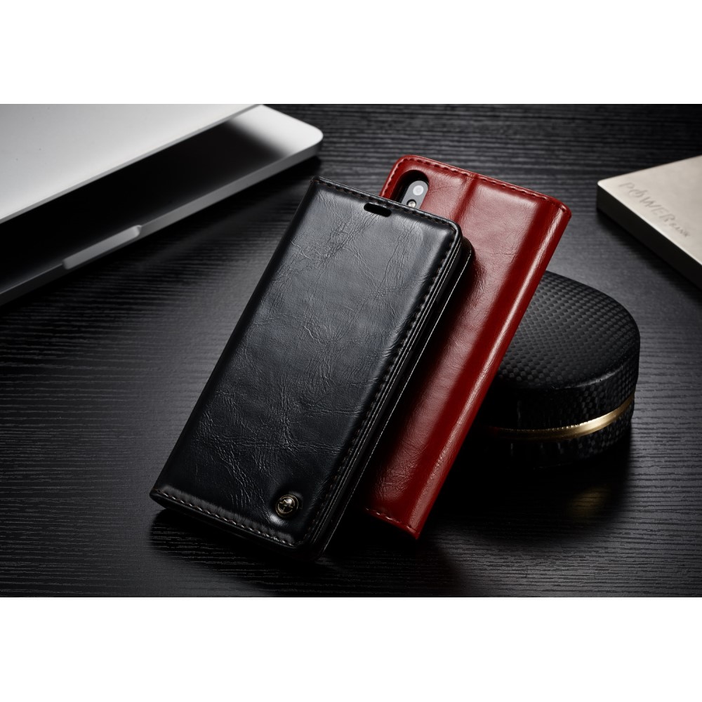 Caseme
Caseme Oil Wax Plånboksfodral till Apple iPhone XS / X - Svart