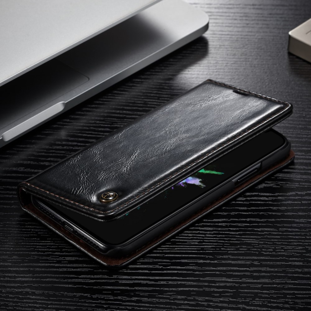 Caseme
Caseme Oil Wax Plånboksfodral till Apple iPhone XS / X - Svart