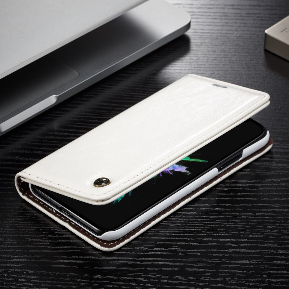 Caseme
Caseme Oil Wax Plånboksfodral till Apple iPhone XS / X - Vit