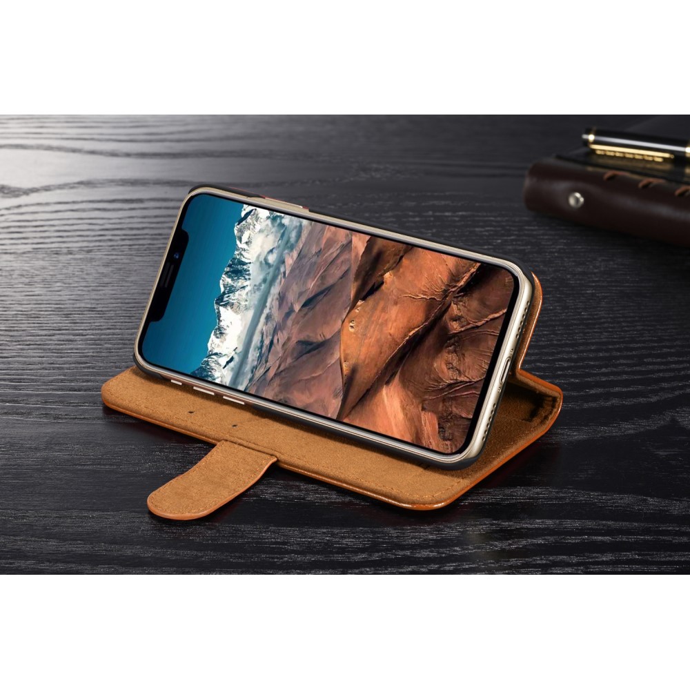 DG.MING
DG.MING Detachable Plånboksfodral till iPhone XS / X - Brun