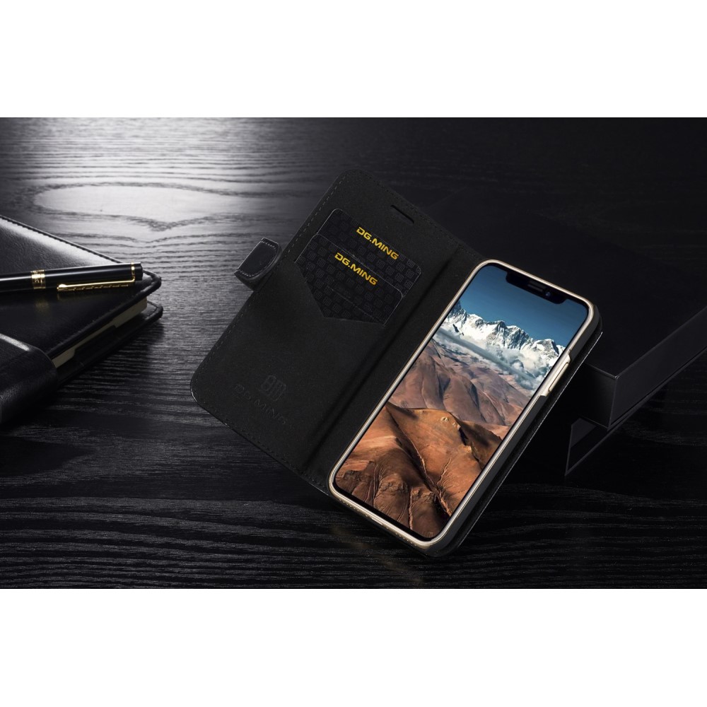 DG.MING
DG.MING Detachable Plånboksfodral till iPhone XS / X - Svart