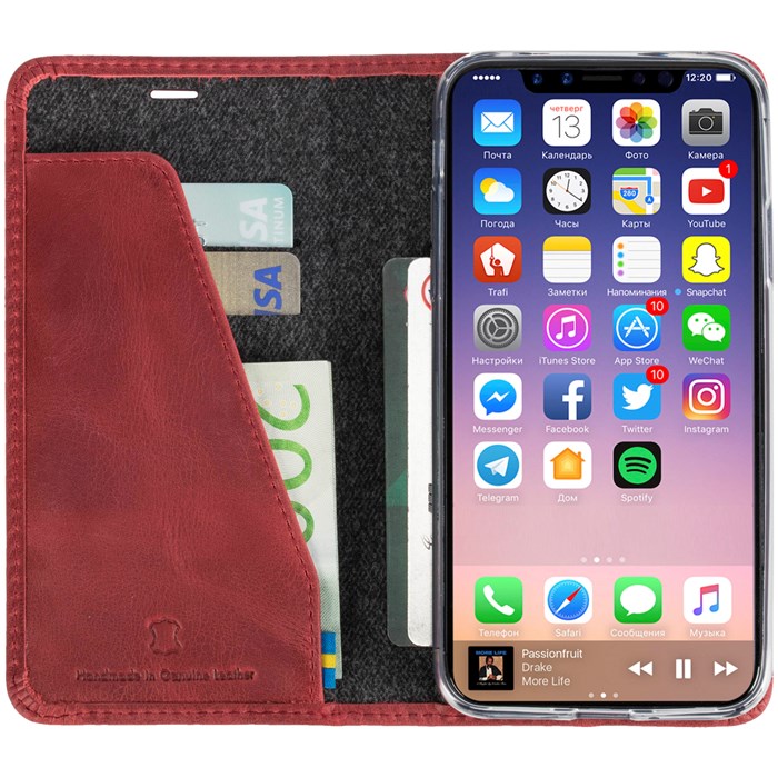 Krusell
Krusell Sunne Foliocase iPhone X - Röd