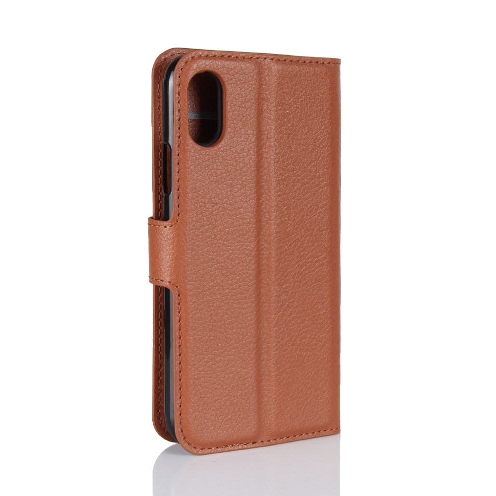 A-One Brand
Litchi Plånboksfodral till iPhone XS / X - Brun
