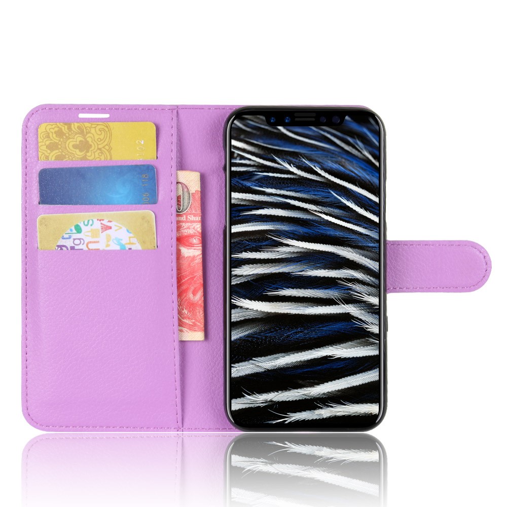 A-One Brand
Litchi Plånboksfodral till iPhone XS / X - Lila