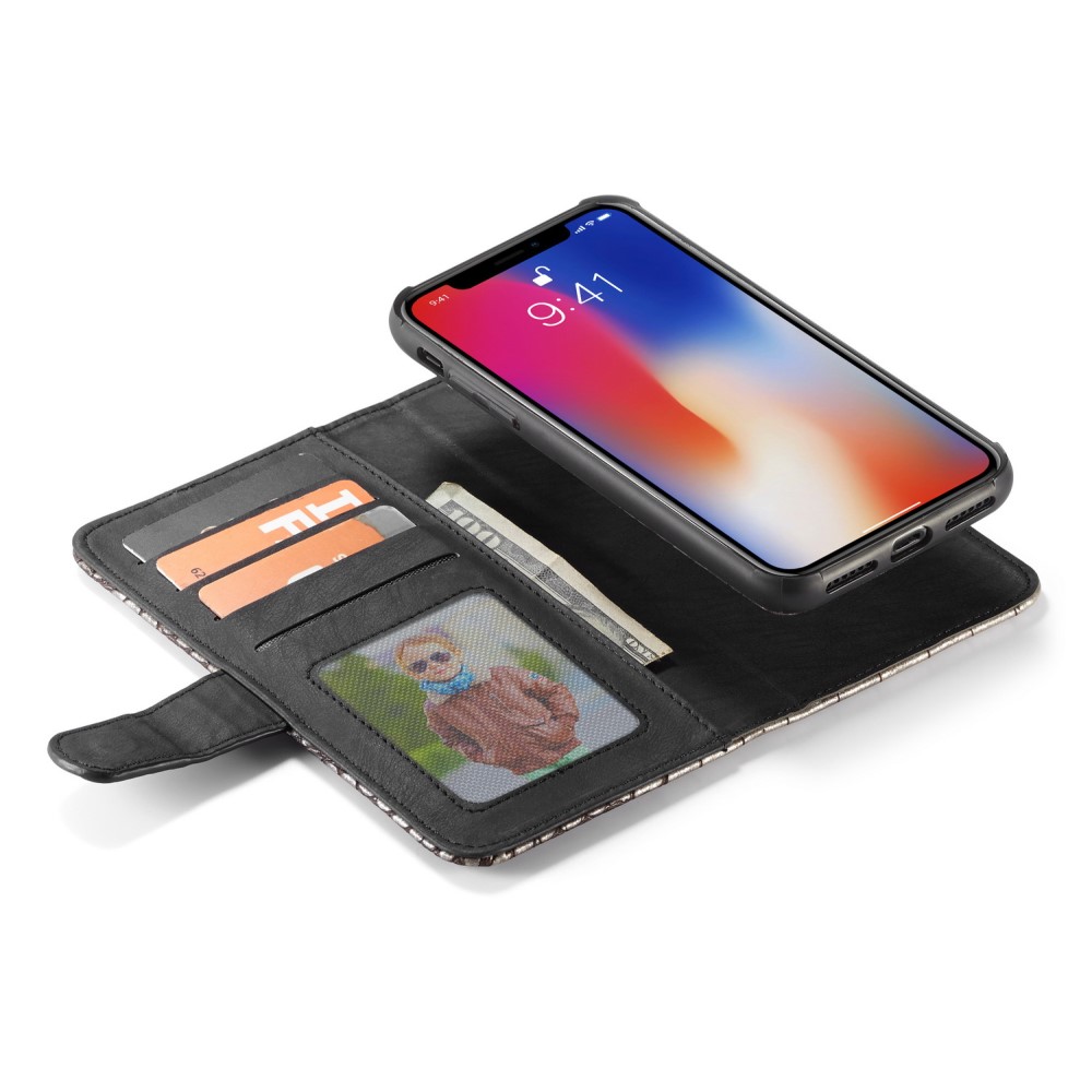 WHATIF
WHATIF Croco Plånboksfodral Apple iPhone XS / X - Brun
