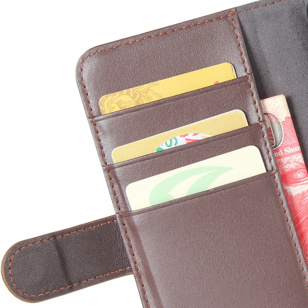 A-One Brand
Genuine Split Plånboksfodral till Apple iPhone XS MAX - Brun