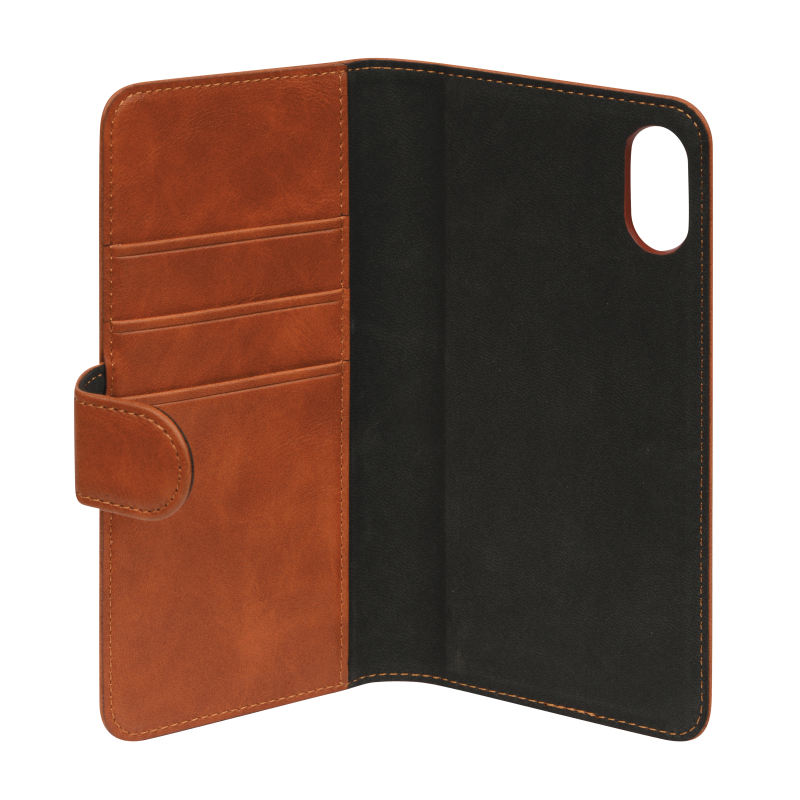 UTGÅTT
Essentials PU wallet till iPhone XR - Brun