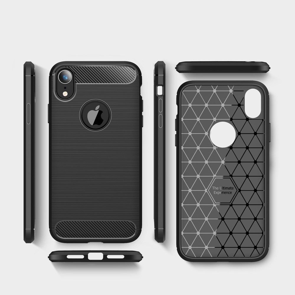 A-One Brand
Carbon Fiber Brushed Mobilskal till Apple iPhone XR - Svart