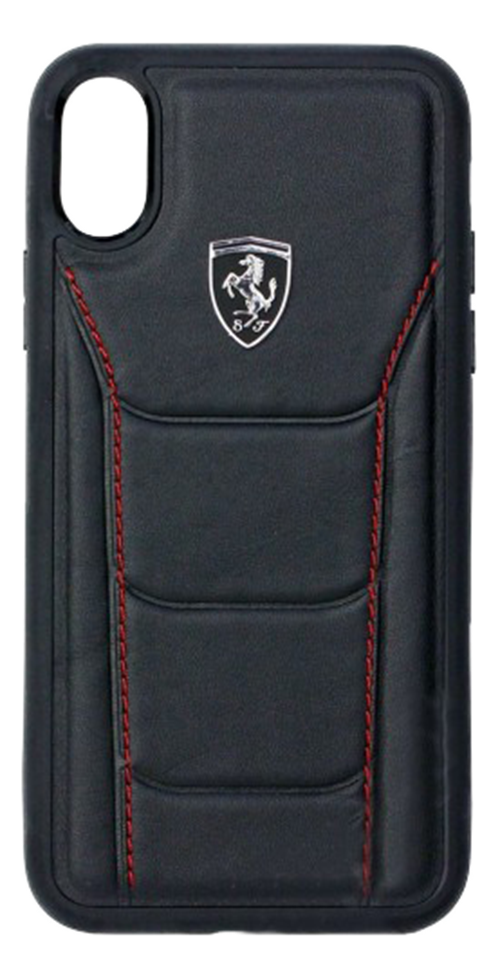 UTGÅTT
Ferrari Heritage äkta läder skal till iPhone XR - svart/röd