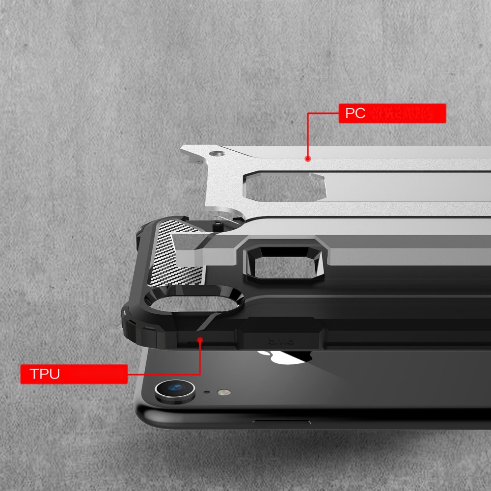 OEM
Hybrid Armor Mobilskal till Apple iPhone XR - Svart