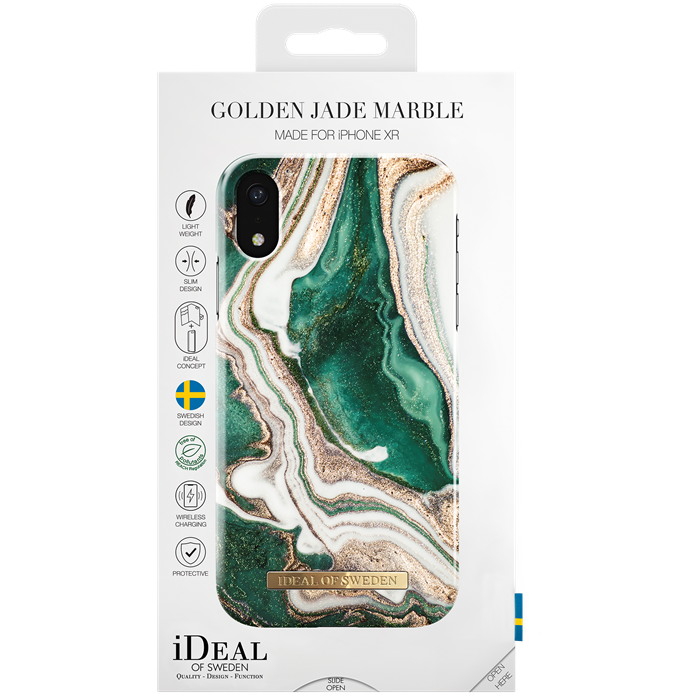 UTGÅTT
iDeal of Sweden Fashion Case iPhone XR - Golden Jade Marble