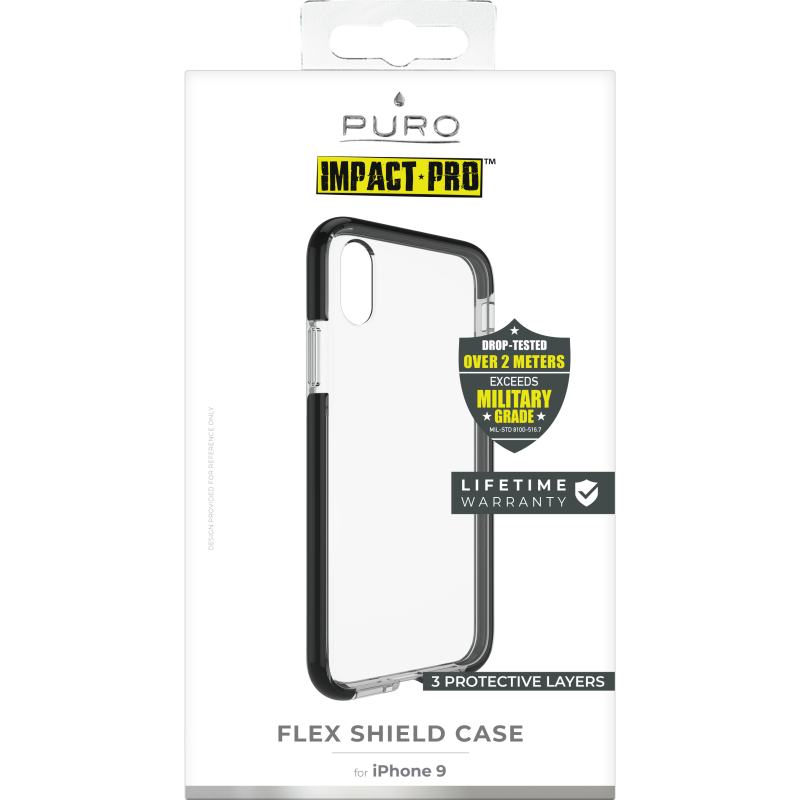 UTGÅTT
Puro Impact Pro Flex Shield till iPhone XR - Svart