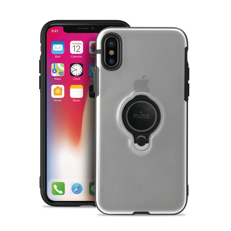 Puro
Puro Magnet Ring Cover till iPhone XR - Transparent