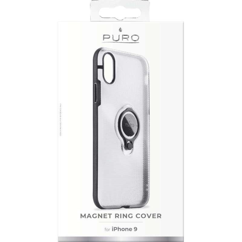 Puro
Puro Magnet Ring Cover till iPhone XR - Transparent