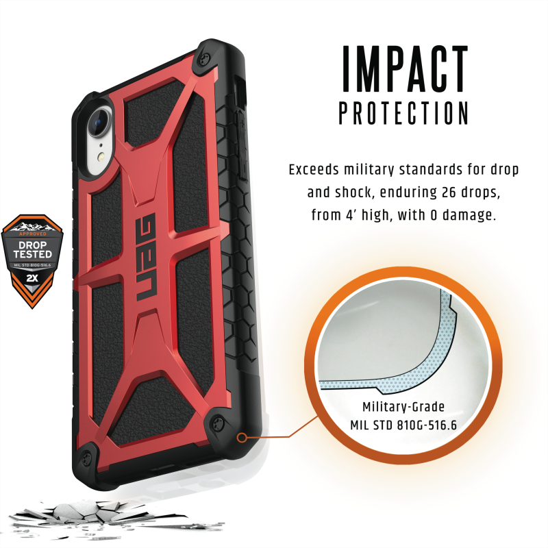 UTGÅTT
UAG Monarch Cover iPhone XR - Crimson