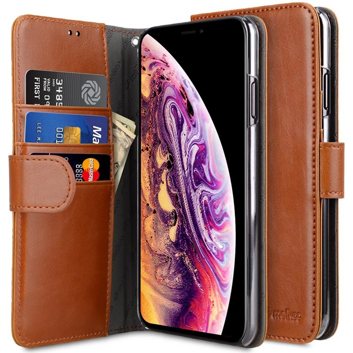 Melkco
Melkco Walletcase iPhone XS Max - Brun