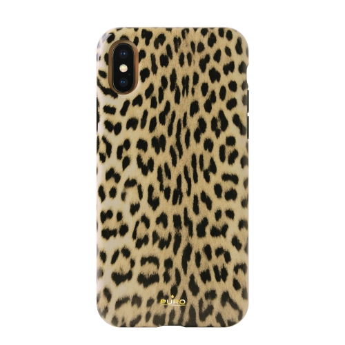 Puro
Puro Anti Shock Leopard Cover till iPhone XS Max - Svart