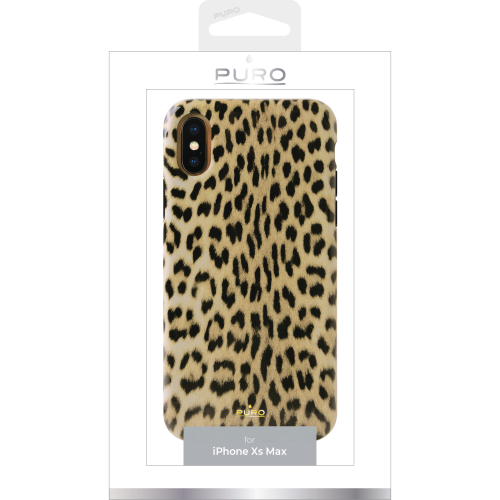 Puro
Puro Anti Shock Leopard Cover till iPhone XS Max - Svart