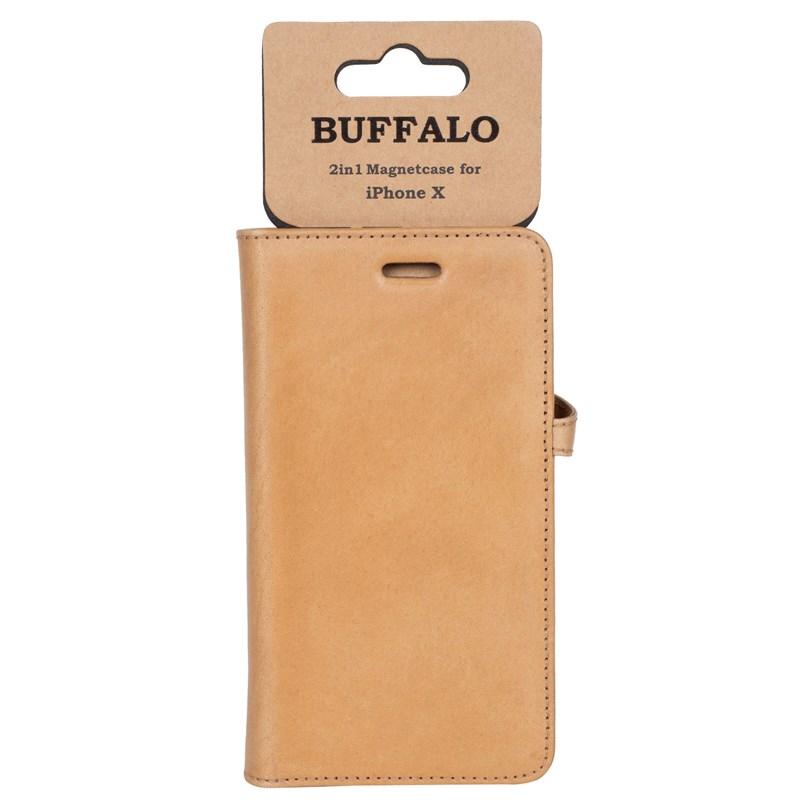 GEAR
GEAR Buffalo äkta läder Plånboksfodral iPhone XS / X - Cognac