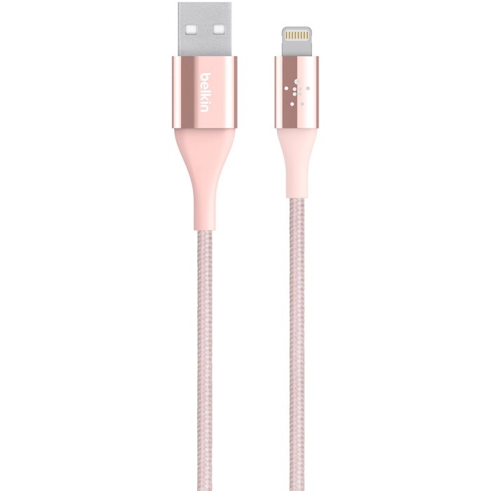 UTGÅTT
Belkin Tough Lightning kabel 1,2m 2,4A - Rose Gold