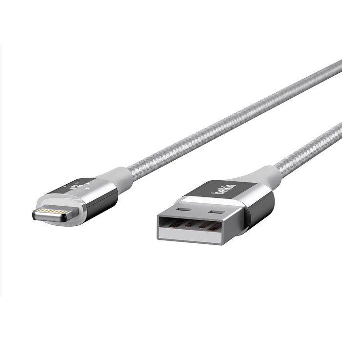 UTGÅTT
Belkin Tough Lightning kabel 1,2m 2,4A - Silver