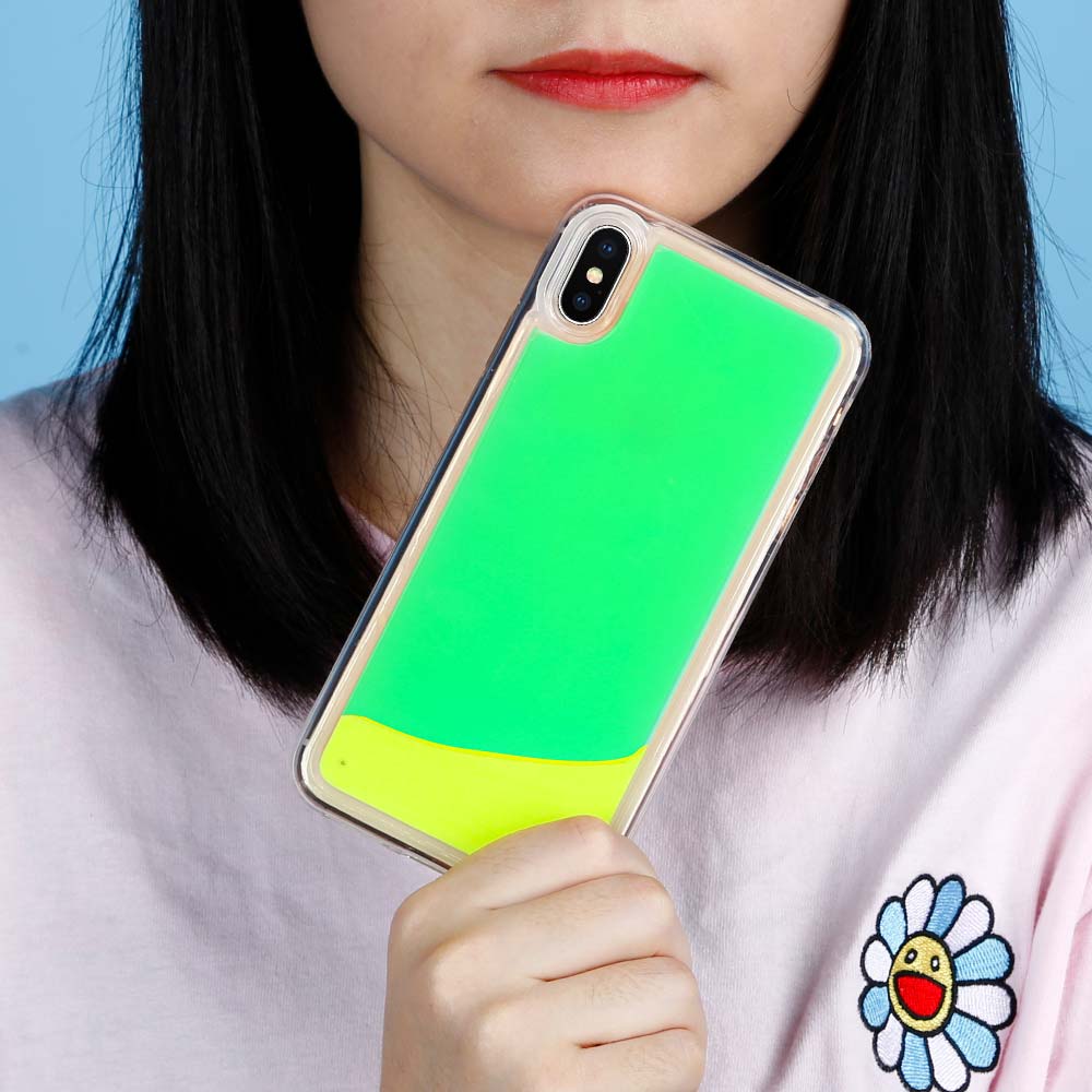A-One Brand
Liquid Neon Sand skal till iPhone Xs Max - Grön