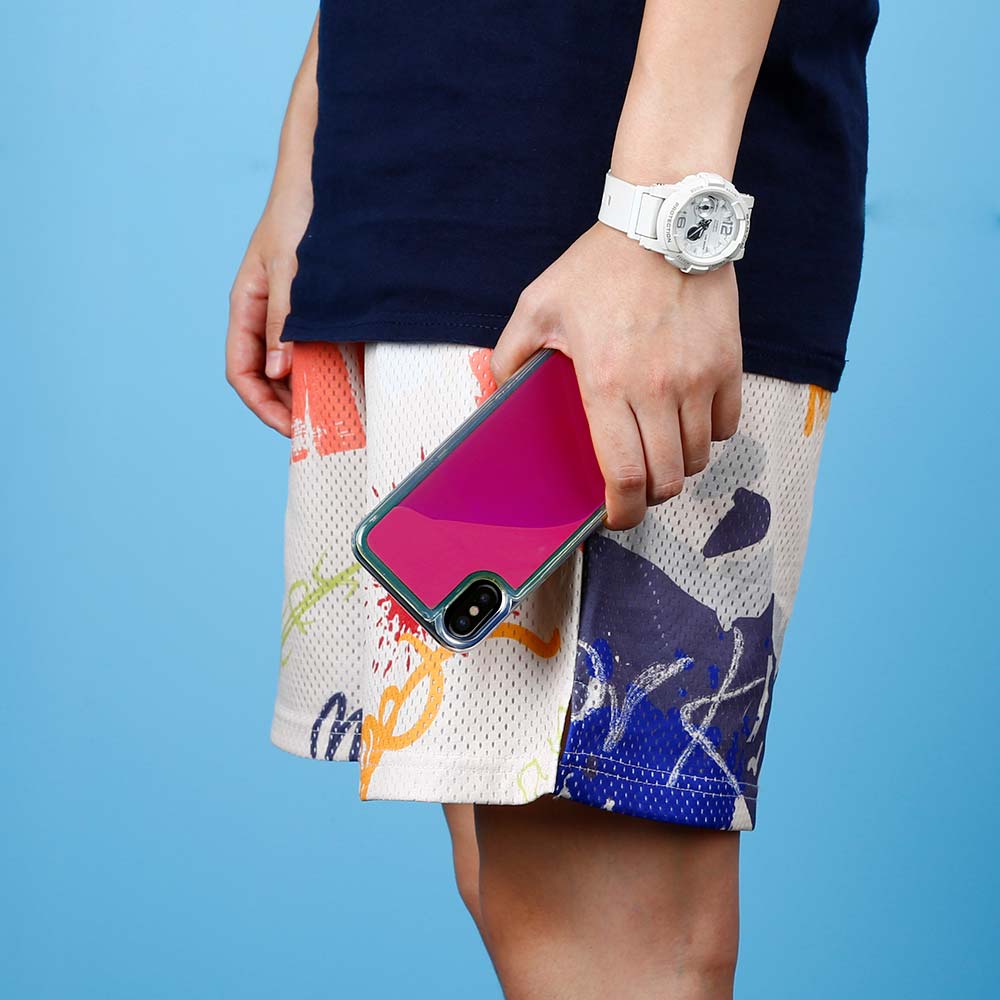 Designa Själv Neon Sand skal iPhone X - Violet